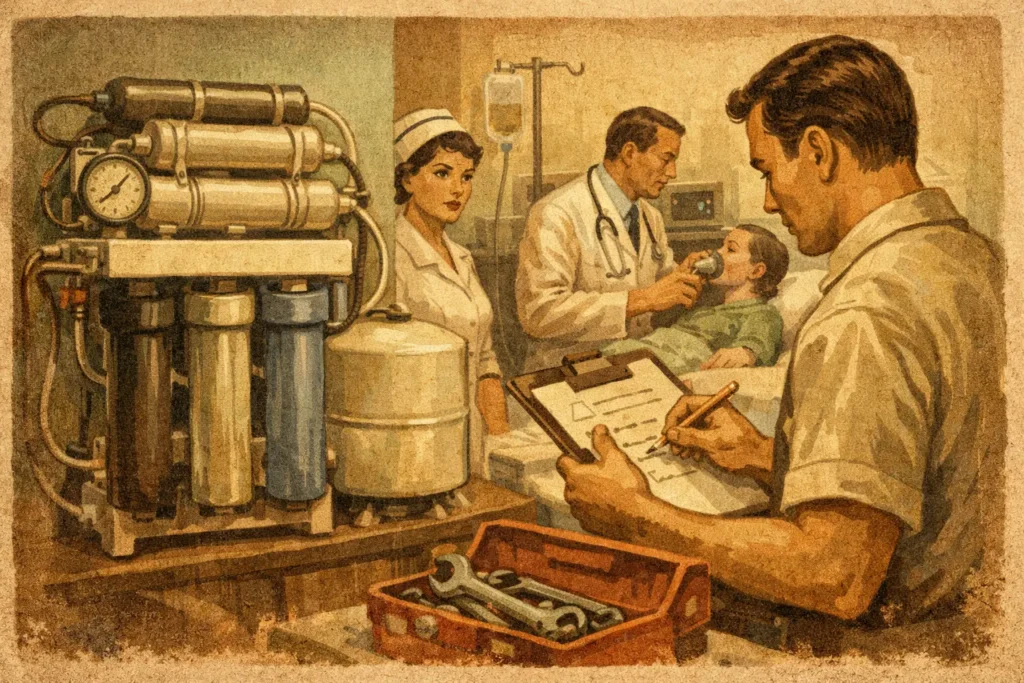 RO System Emergency Response Checklist for Clinics