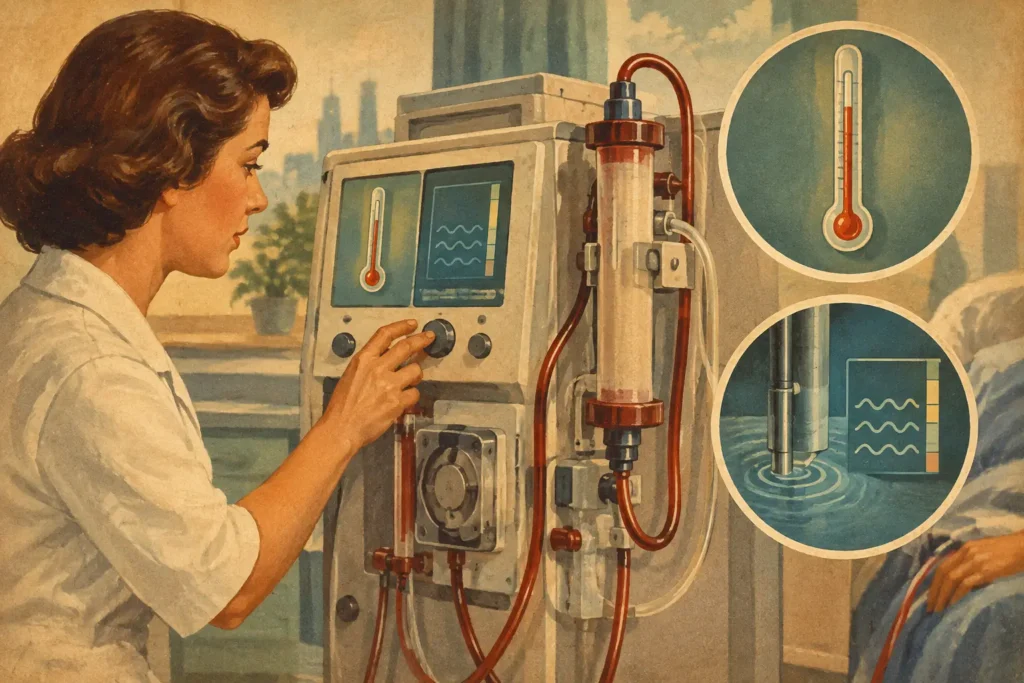 Dialysate Temperature Versus Conductivity Alarms