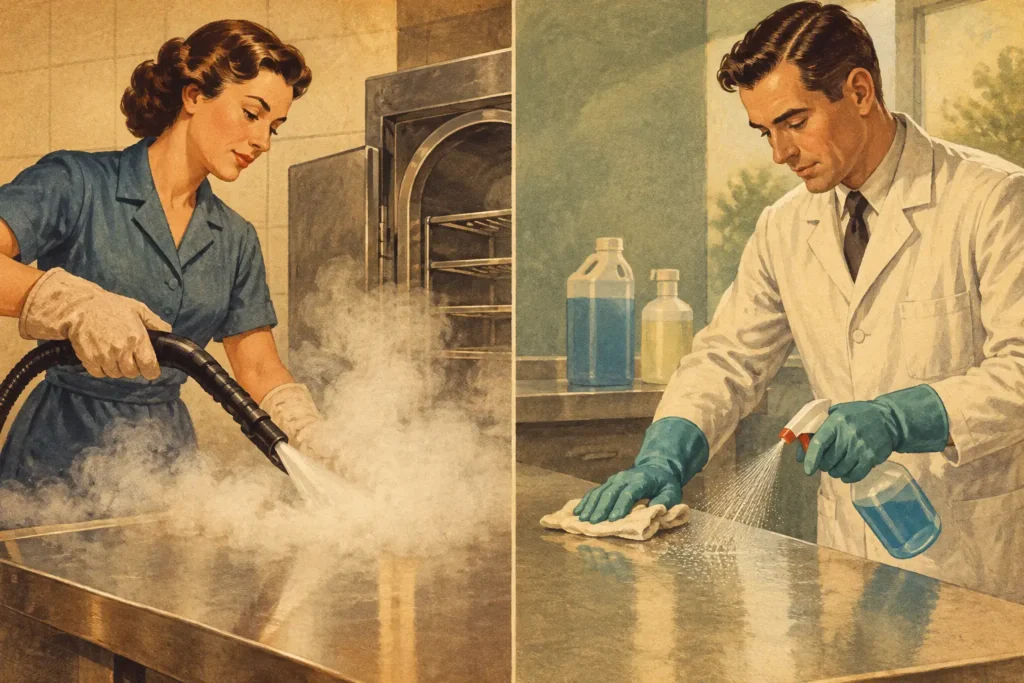 Thermal Disinfection Versus Chemical Disinfection
