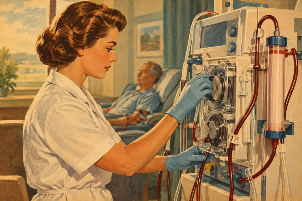 Who Calibrates Dialysis Blood Pumps in Clinics?